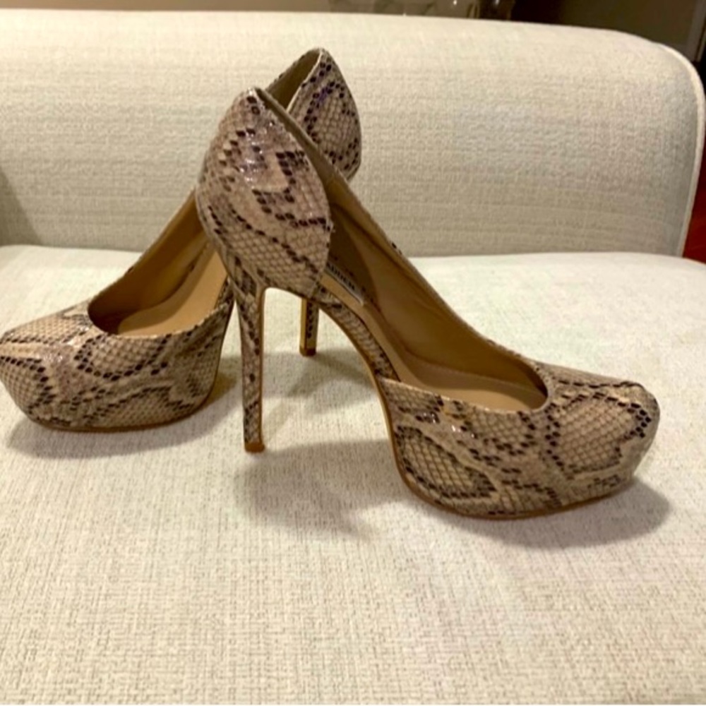 Brand new snake skin heels